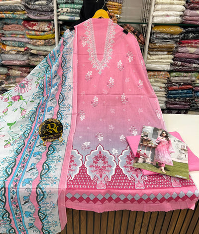 Cotton unstitched suits 2793