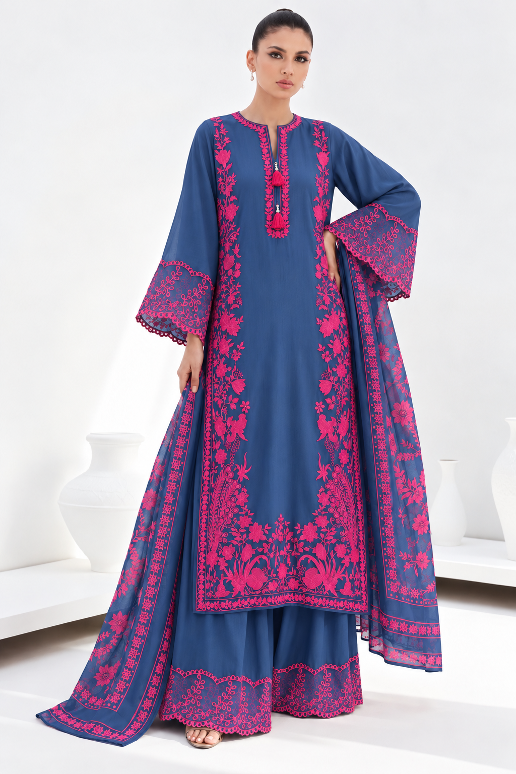 Embroidered Long Suits