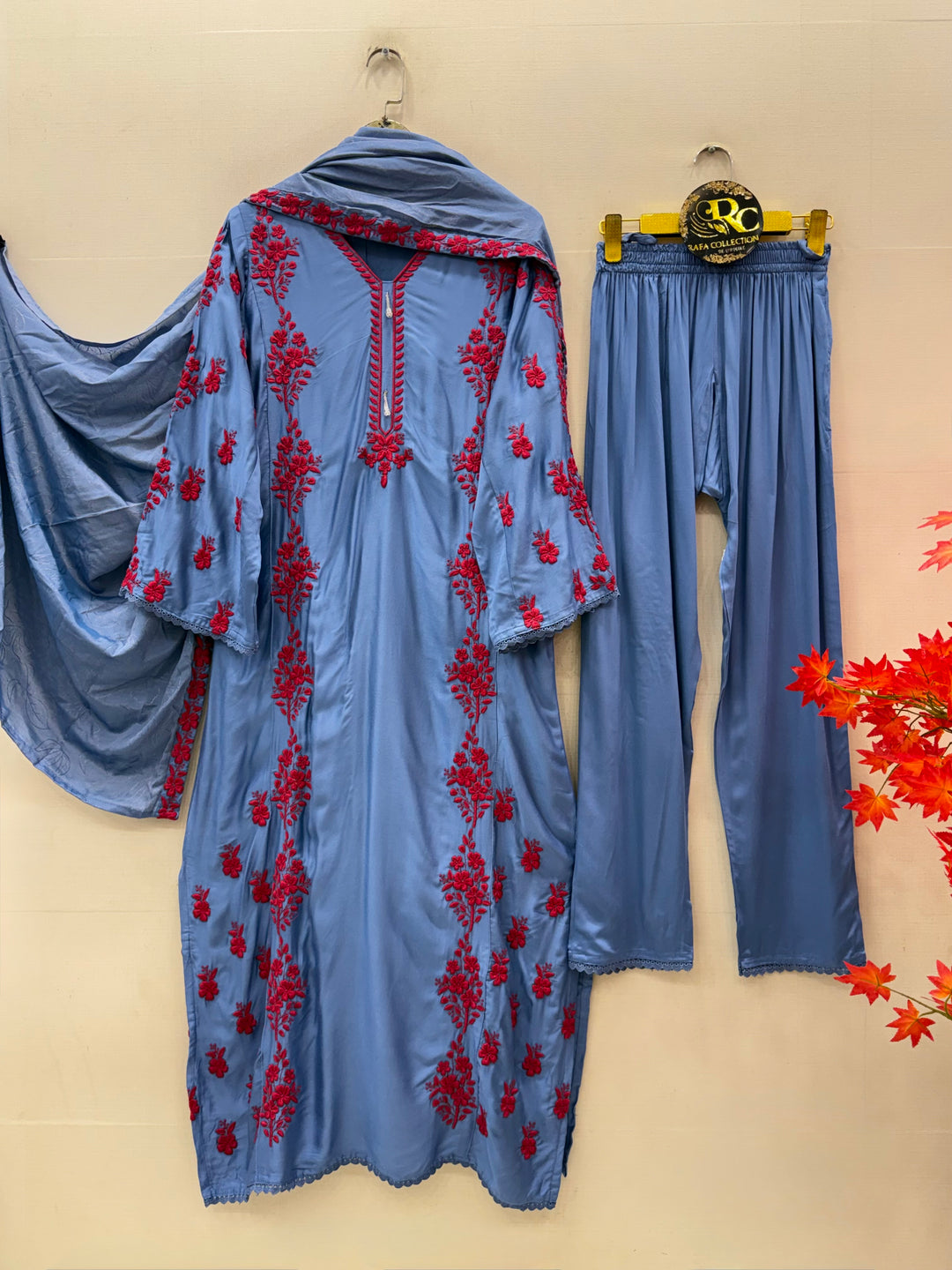 Lucknawi Long kaftan Suits