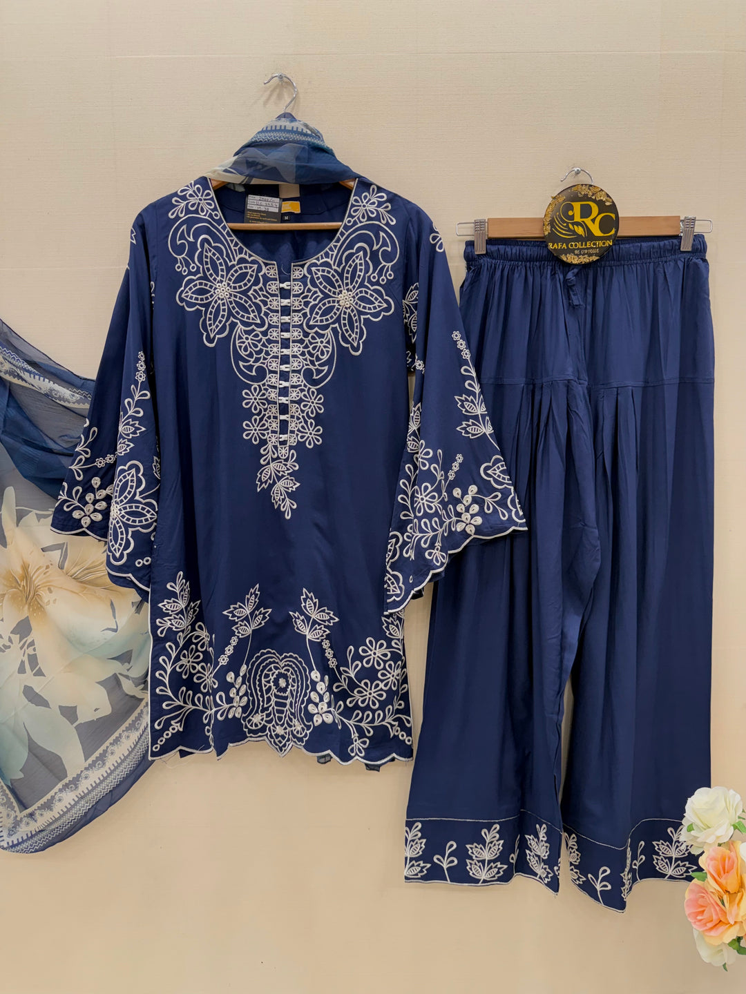 Embroidered Farshi suits