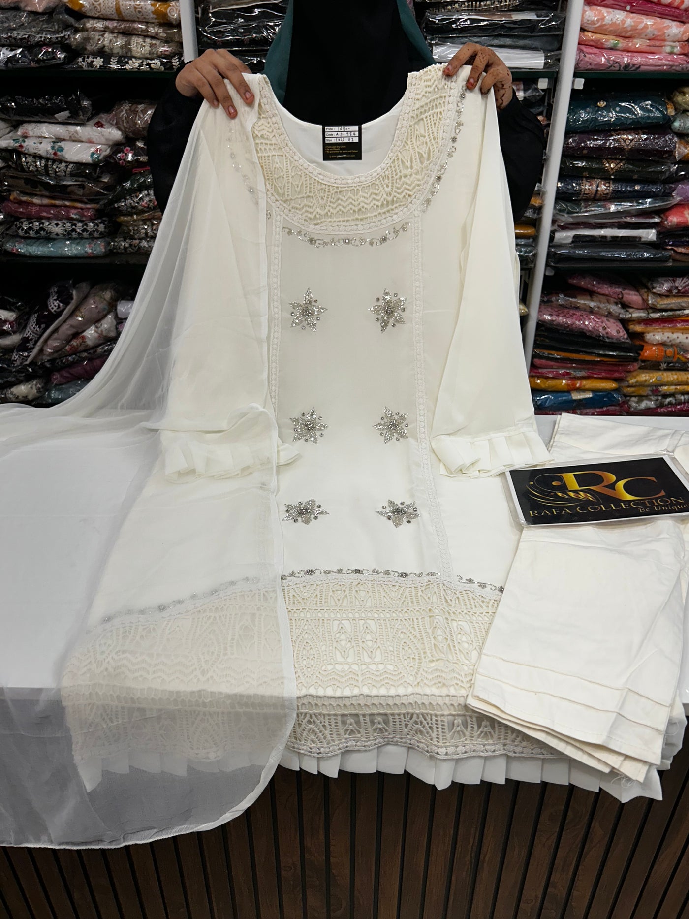 Handwork Kurti Pant Set 325