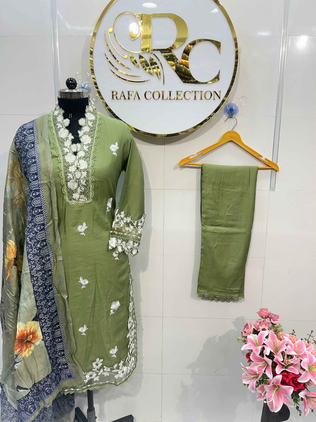 Embroidered Formals Suit 6005