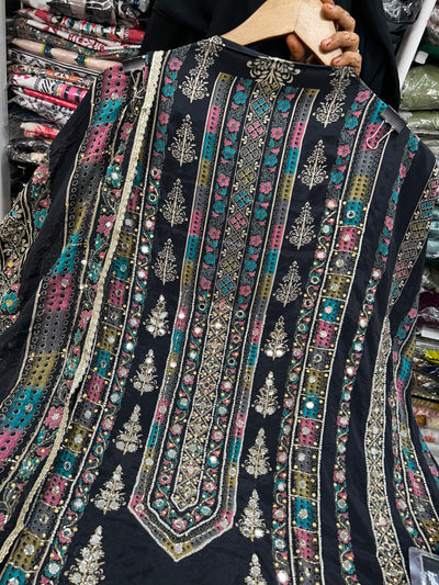 Laiba Handwork Unstitched Suit 2234