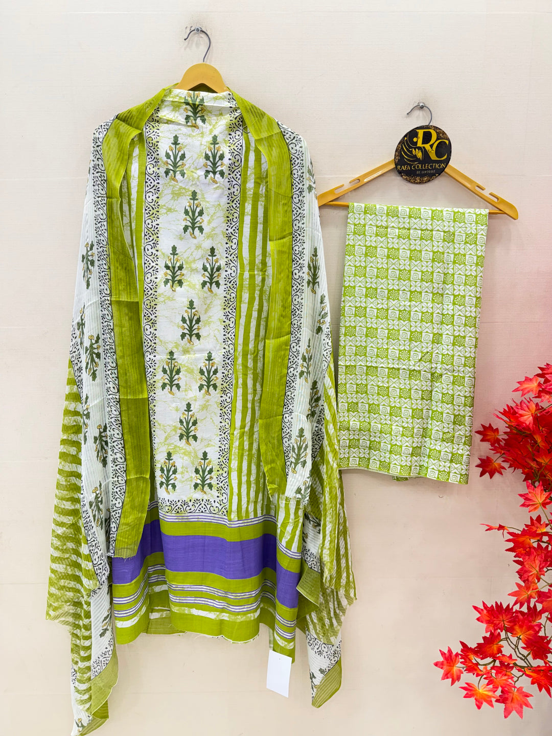Slub cotton unstitch suits