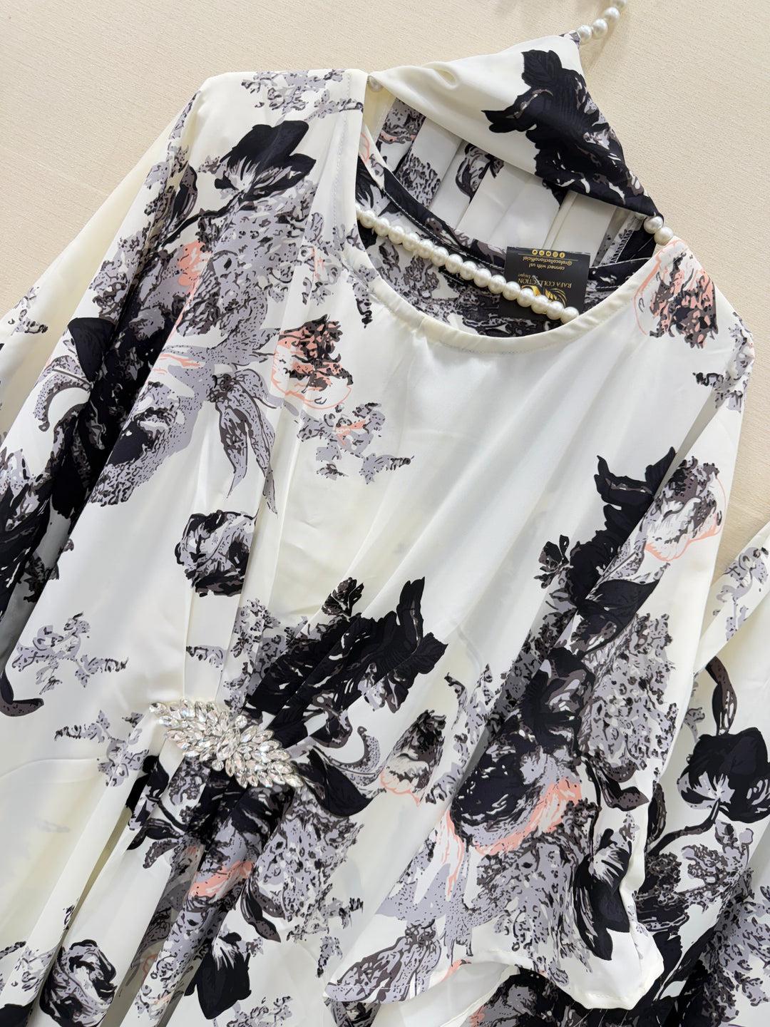 Imported Long kaftan Co-ord sets 3197