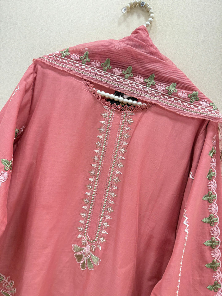 Cotton Embroidered Suits