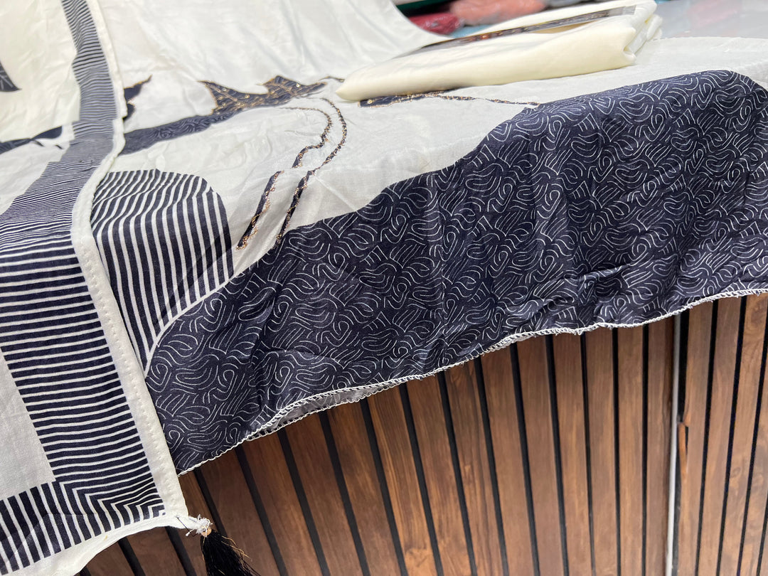 Muslin unstitch suits 2385