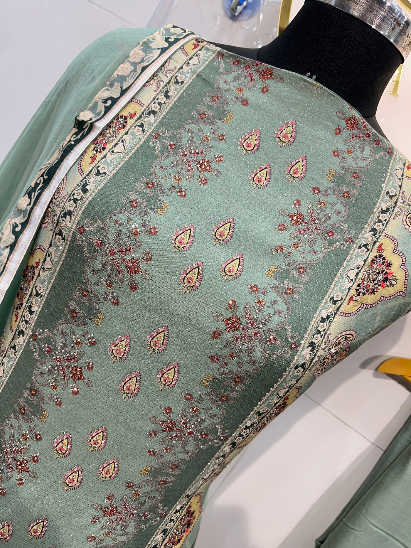 Muslin unstitched Suits 1880