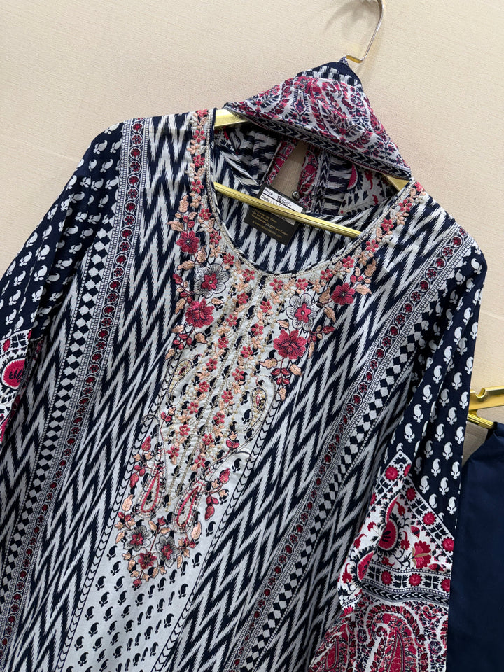 The hermitage cotton embroided suits