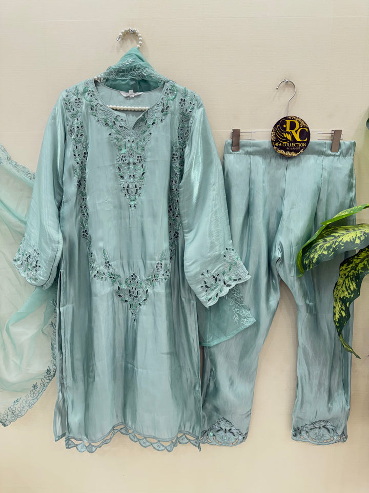 Pakistani cutwork suits