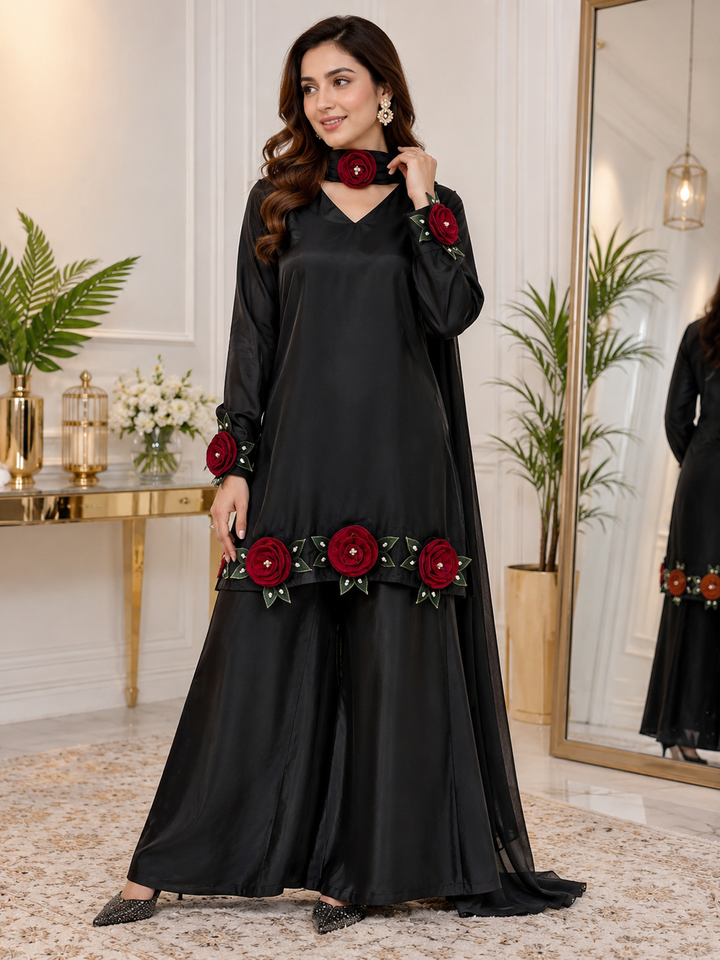 3D flower suits