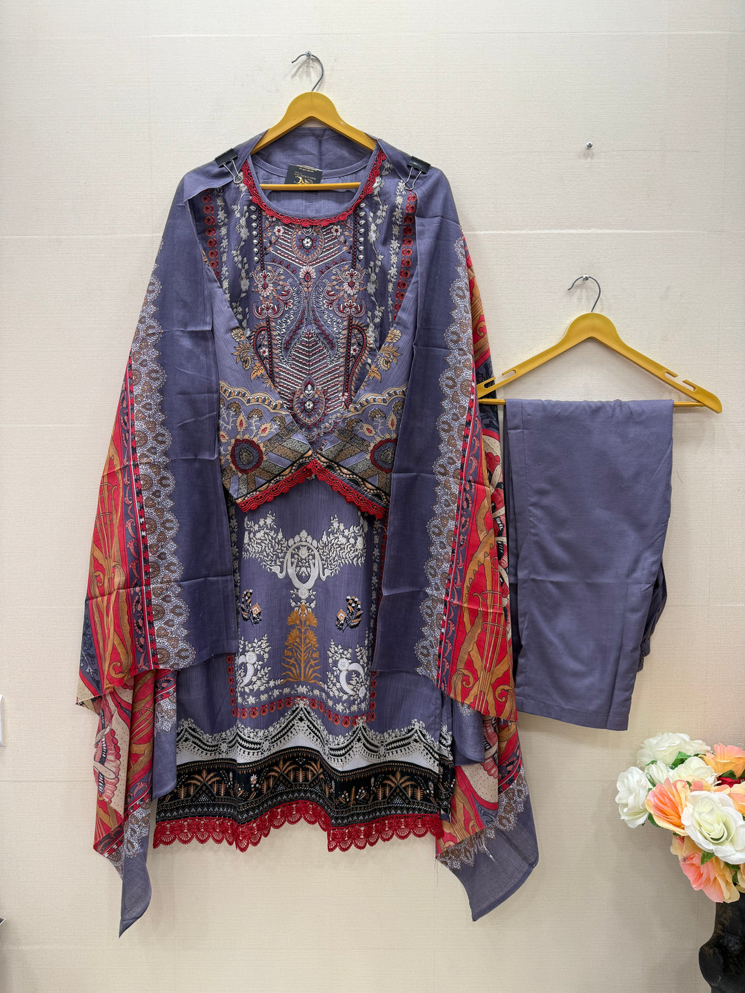 Semi cotton suits 2836