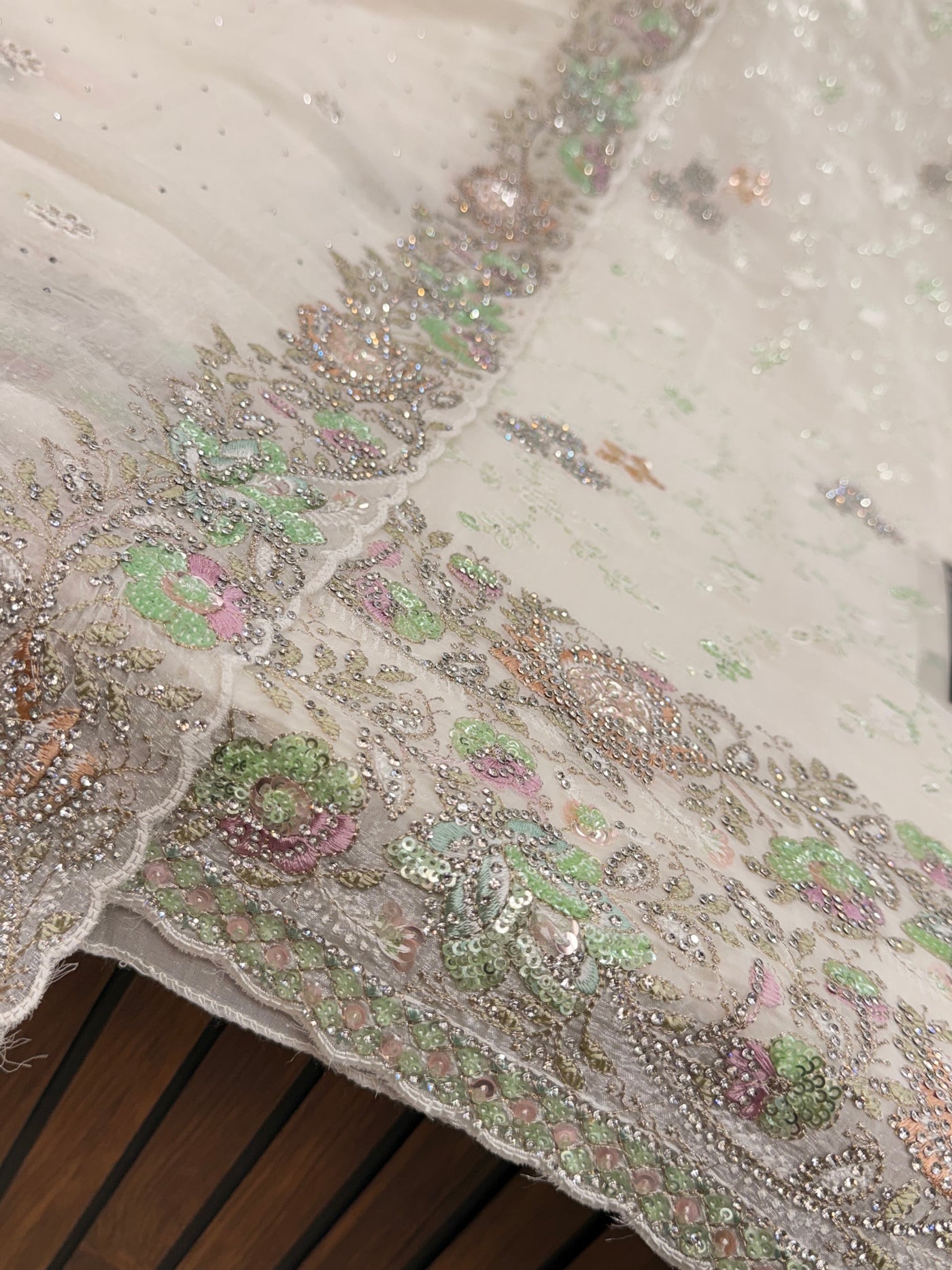 Organza Handwork Suits 2104