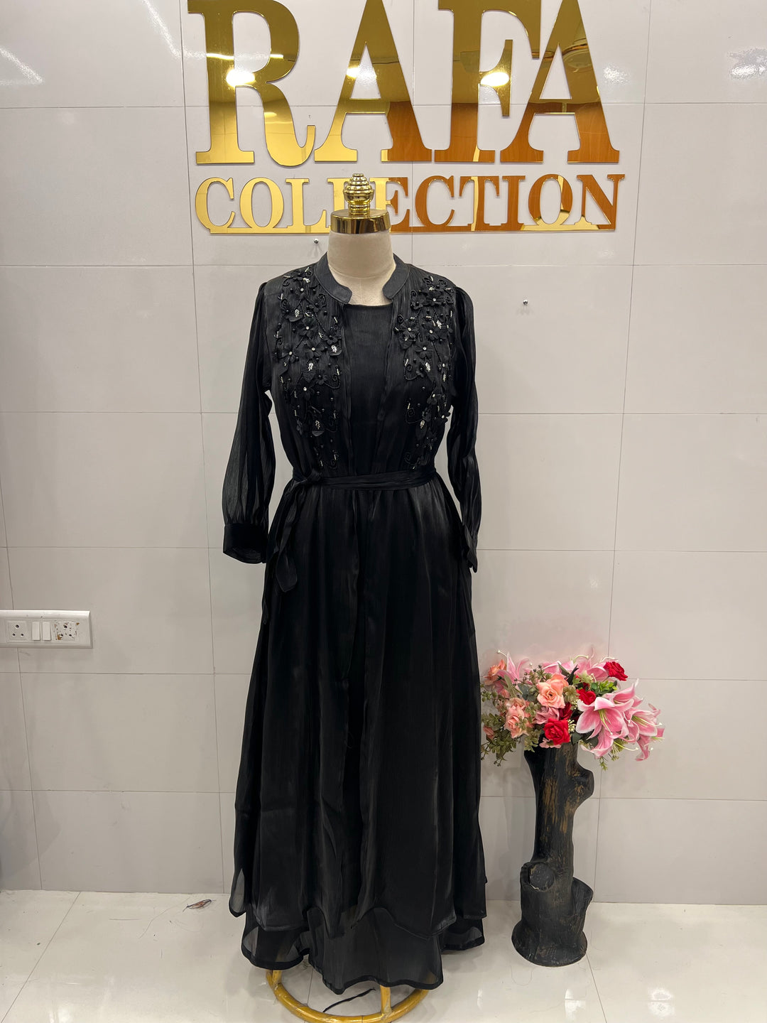 Shimmer shrug gowns 837