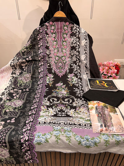 Cotton Embroidered Suit 5024
