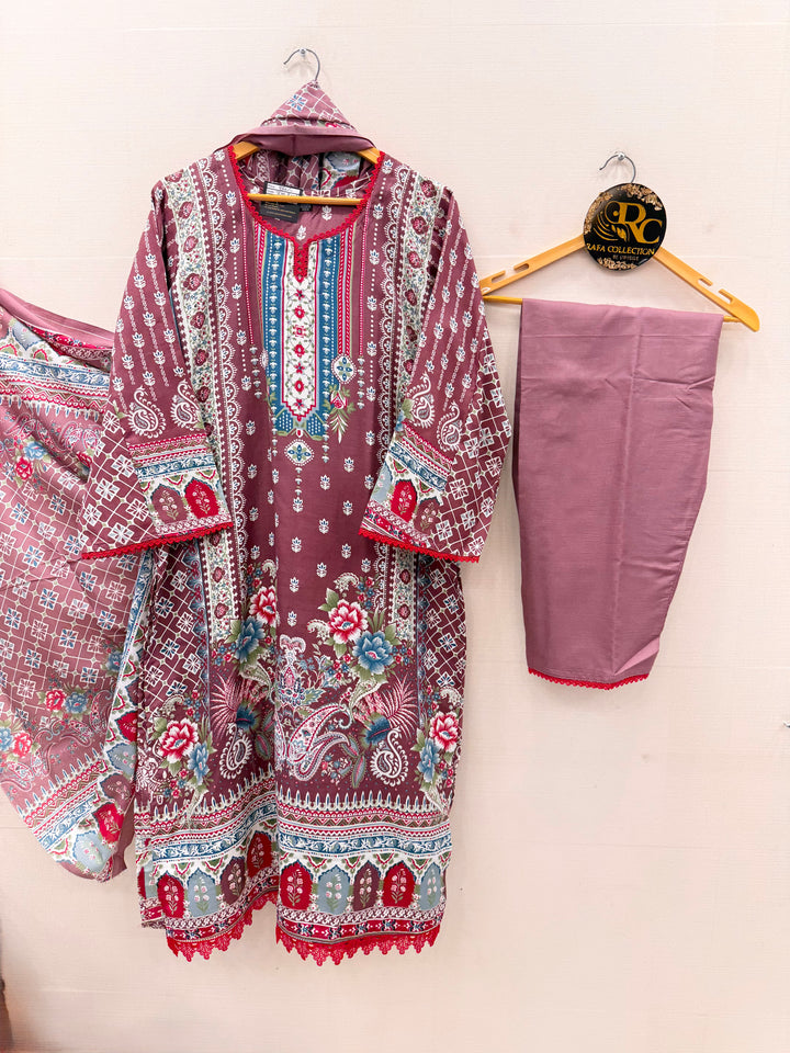 Cotton printed suits 8005