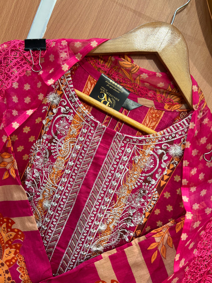 Cotton Embroidered suits 2541