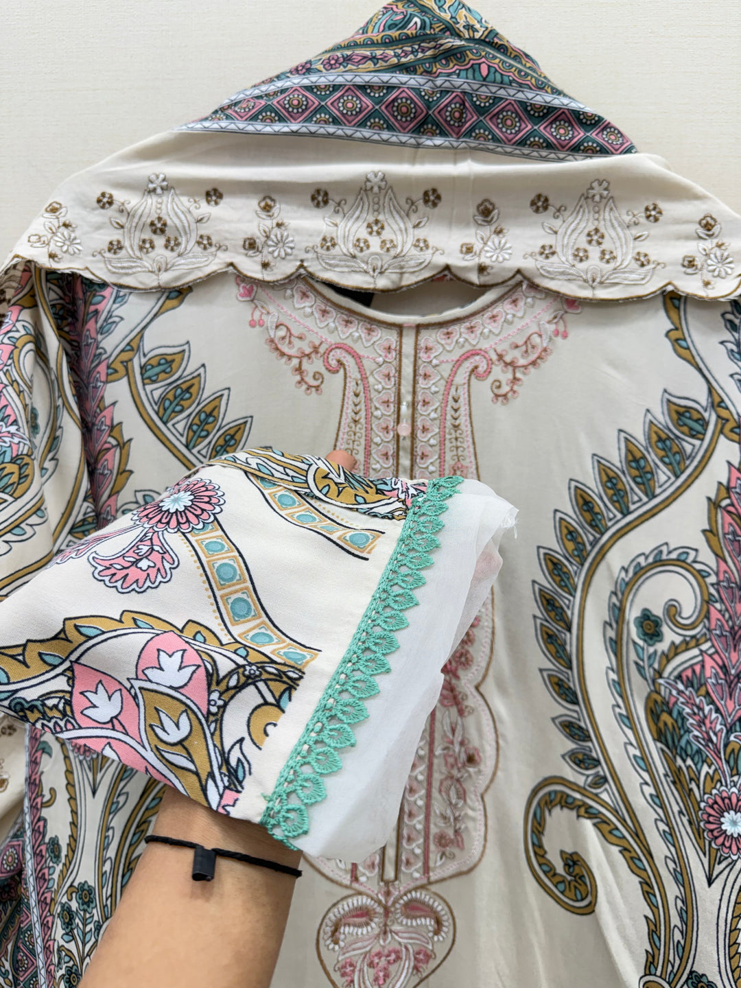 Cotton pakistani patch work suits