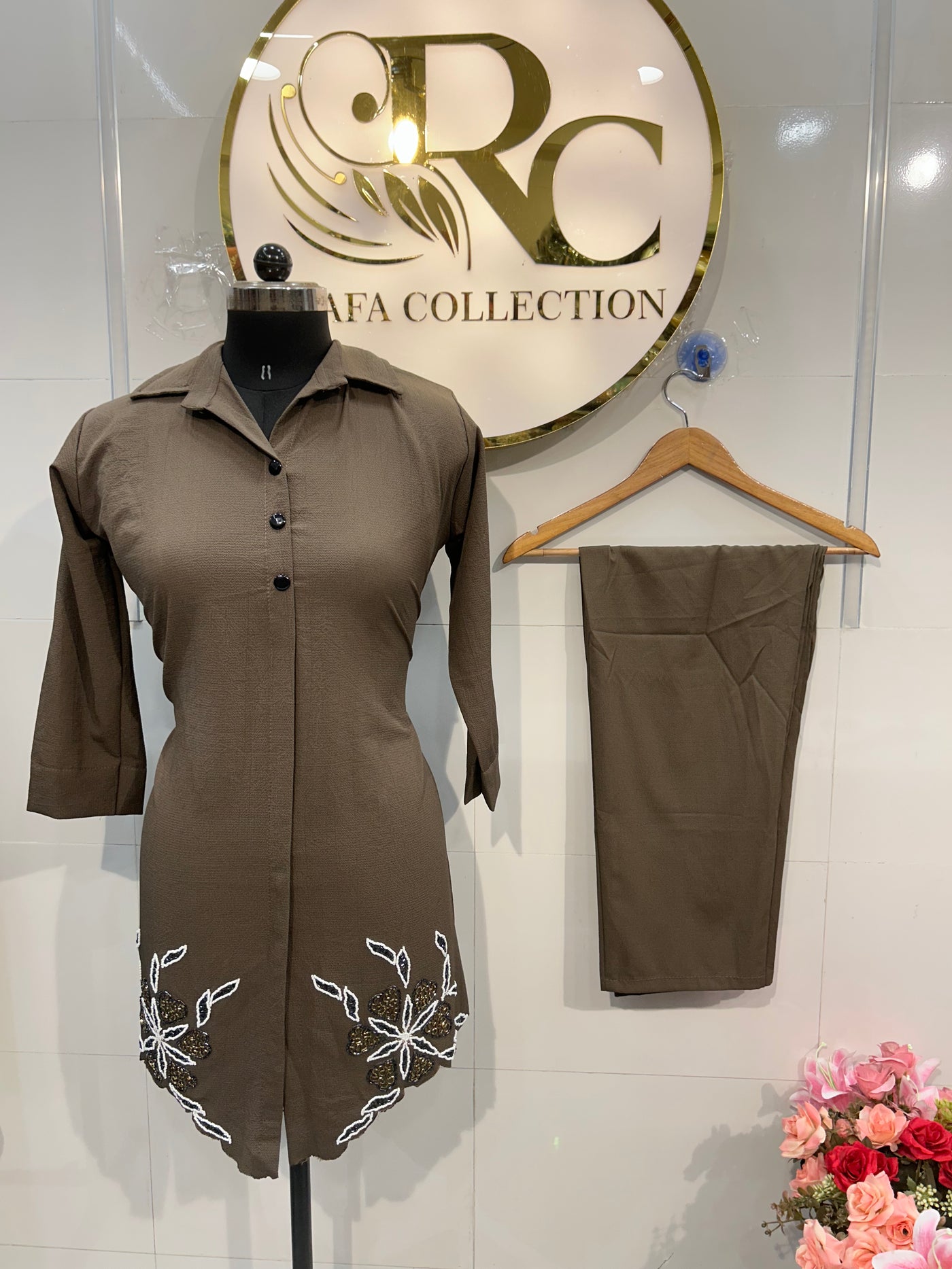 Crinkle Co-Ord Set 1171