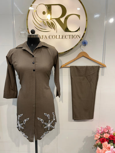 Crinkle Co-Ord Set 1171