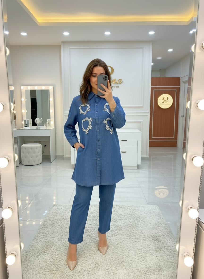 Denim co-ord sets 2735