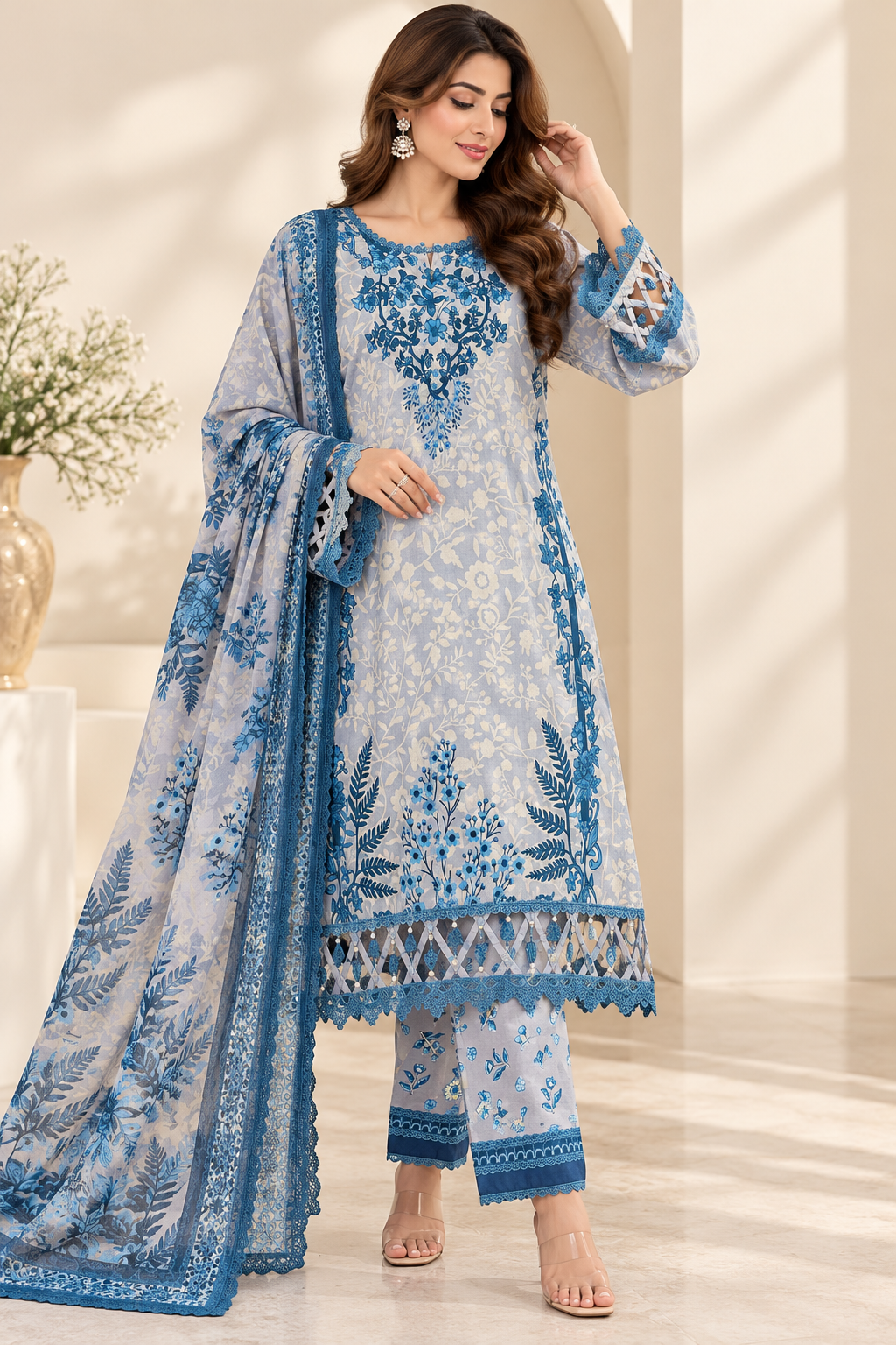 Cotton ready to wear suits