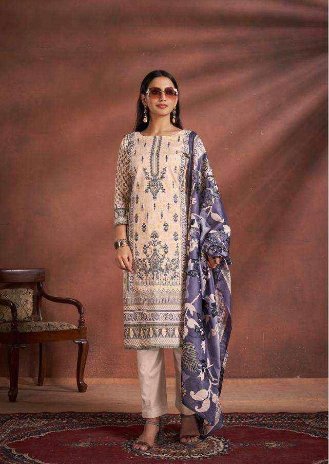 Cotton Embroidered suits 115412