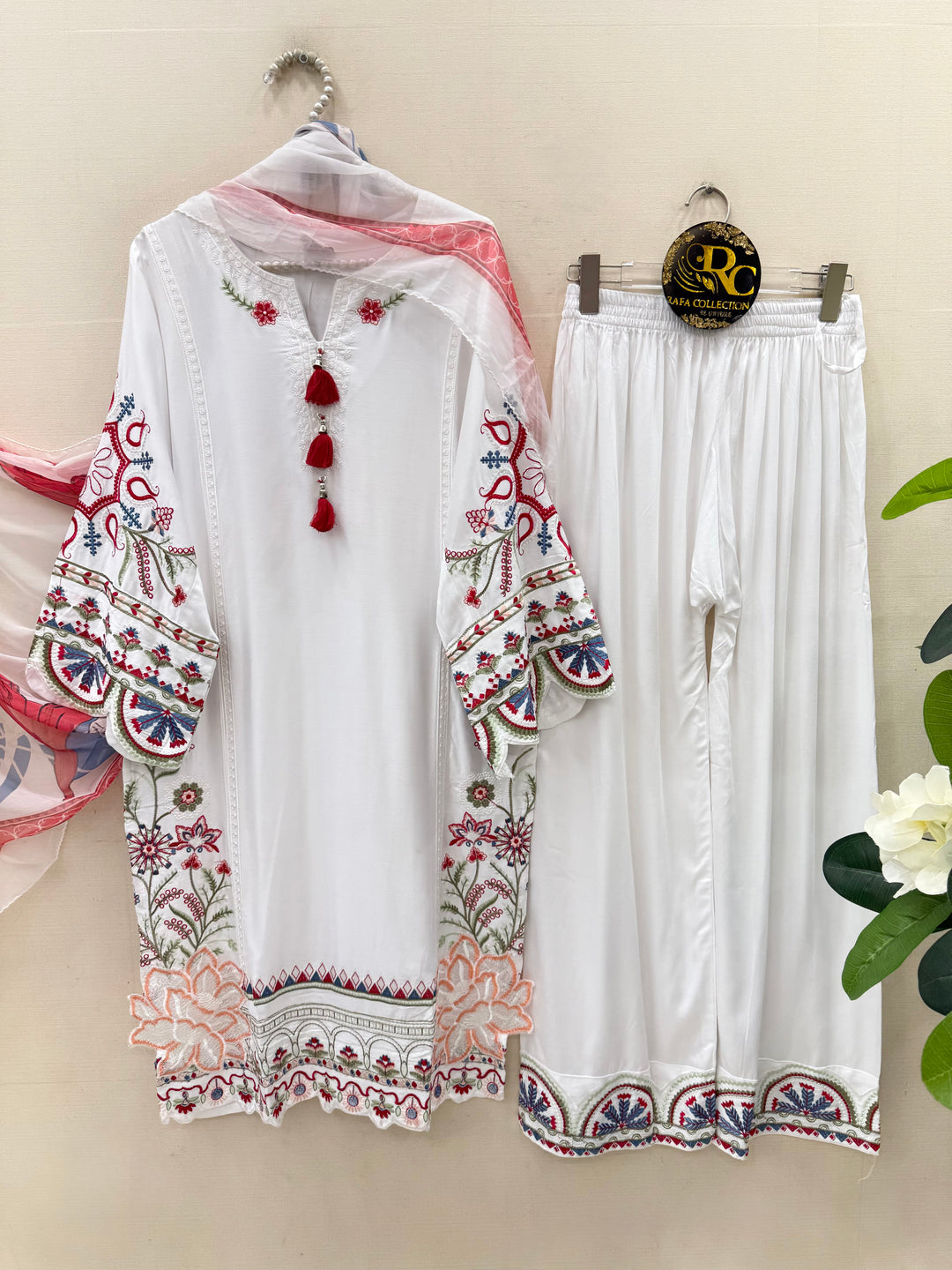Embroidered Cutwork Suits