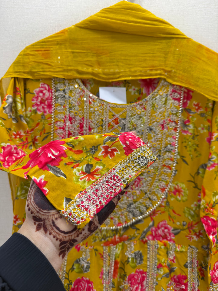 Anarkali embroidered Suits