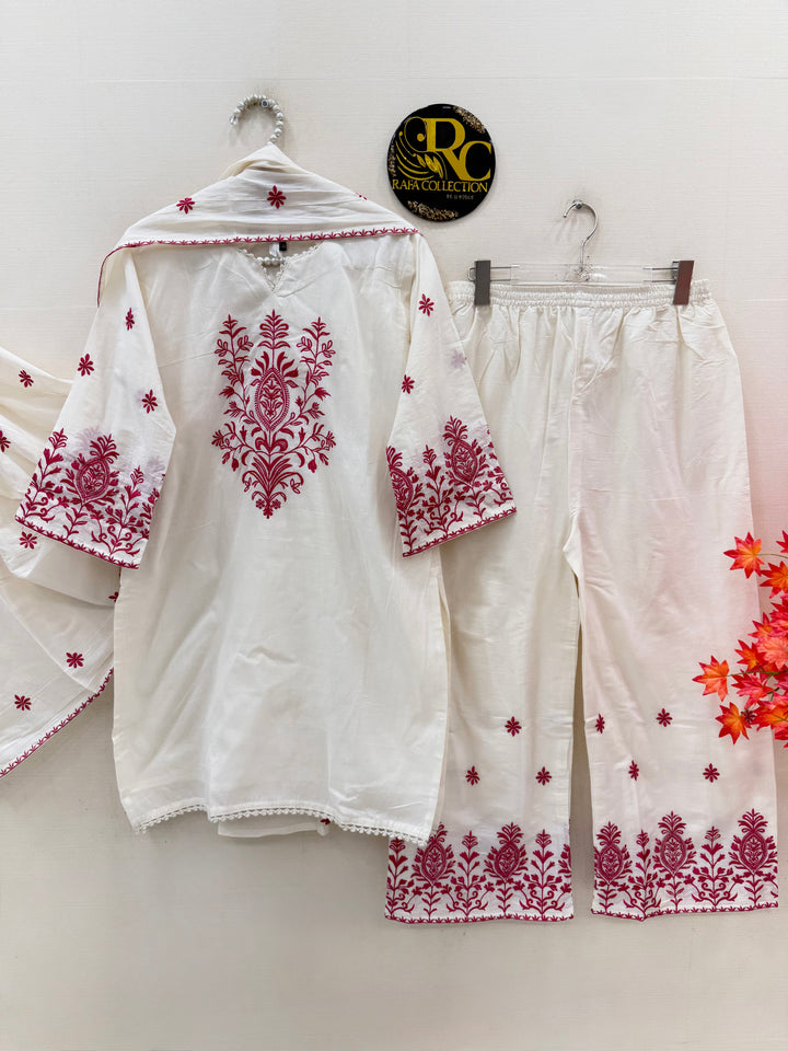 cotton embroidery suits