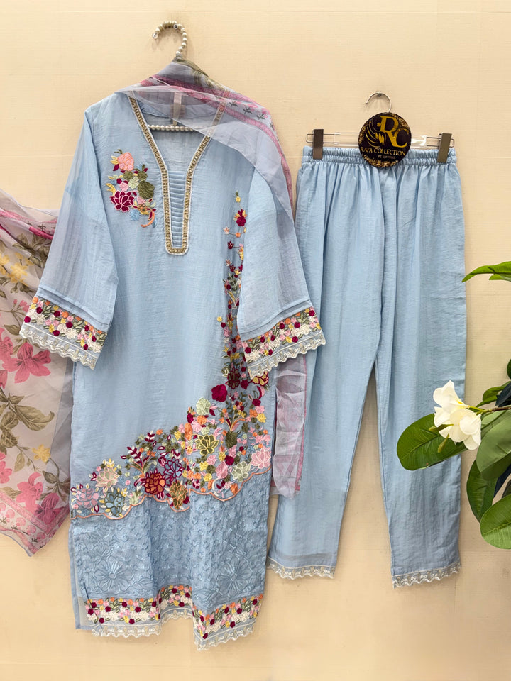 Pakistani formal embroidered suits