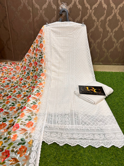 Georgette Unstich Suit 2086
