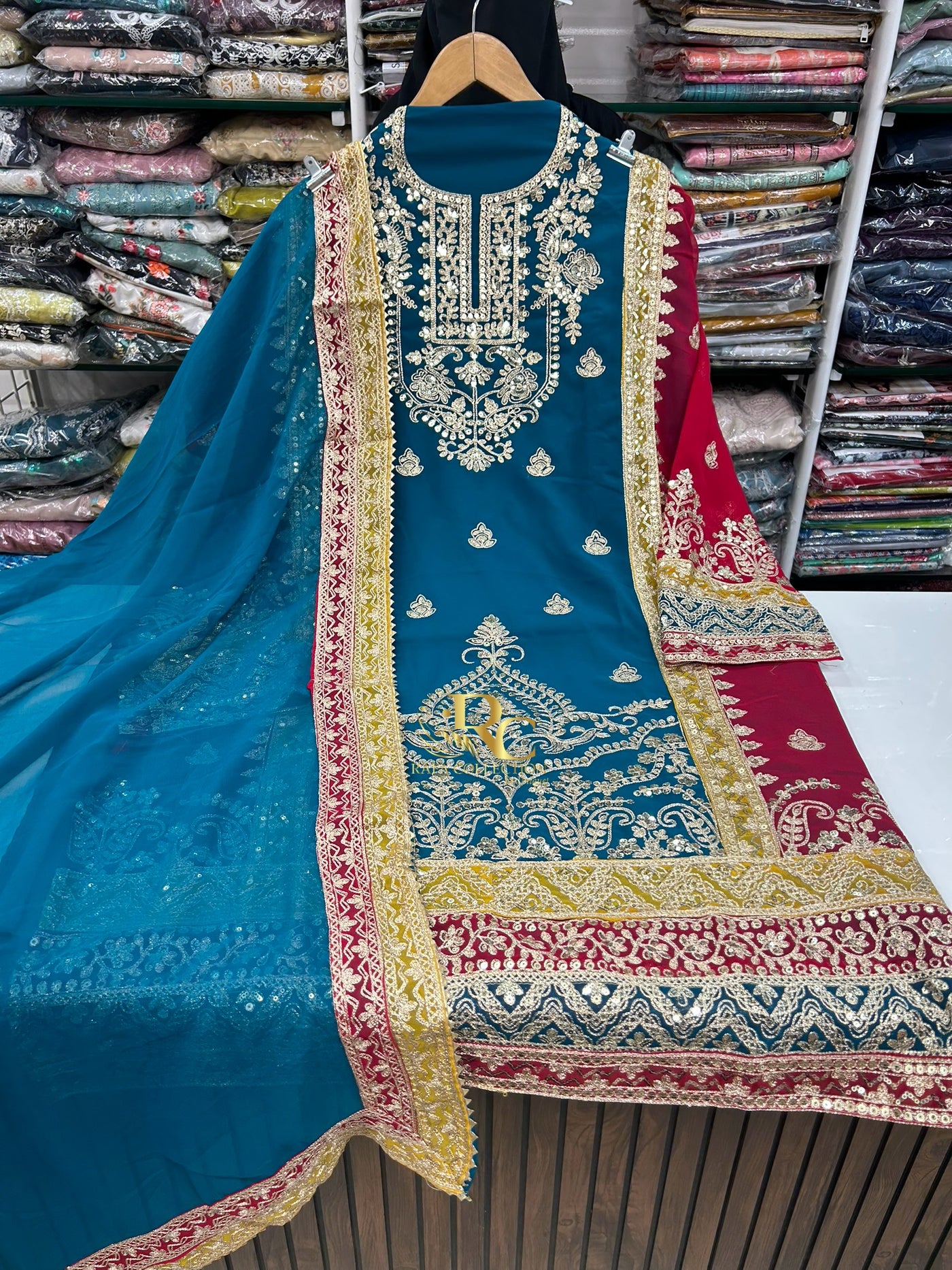 Georgette Unstitch Suit 1647