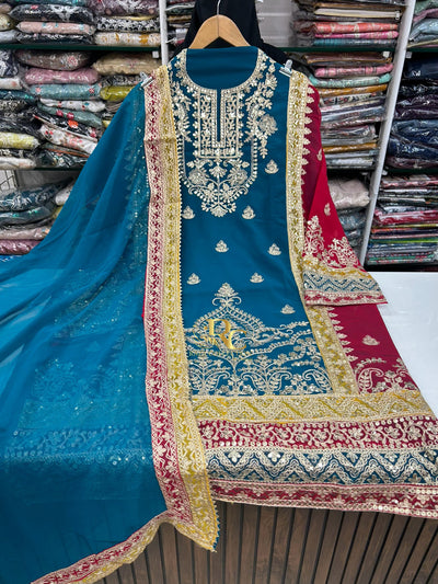Georgette Unstitch Suit 1647