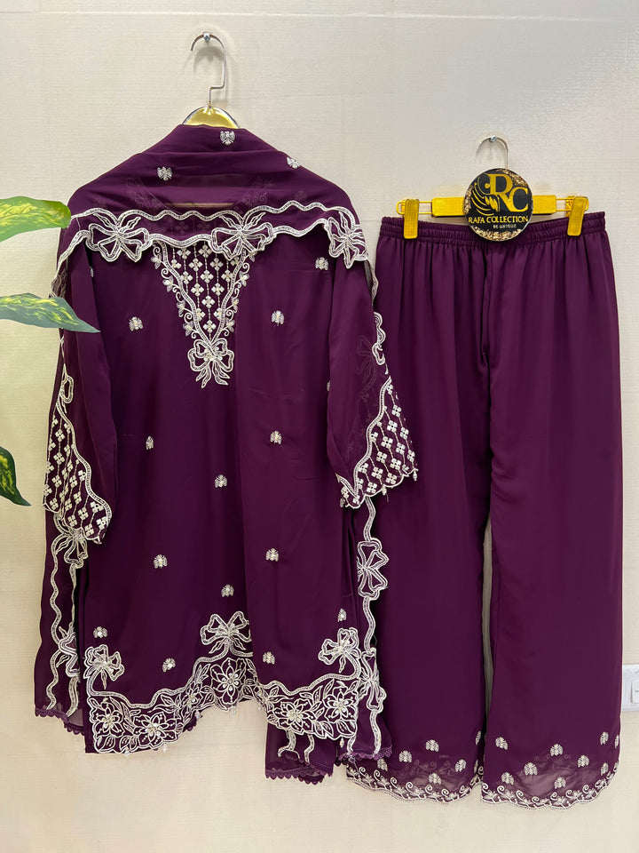 Georgette embroidered suits