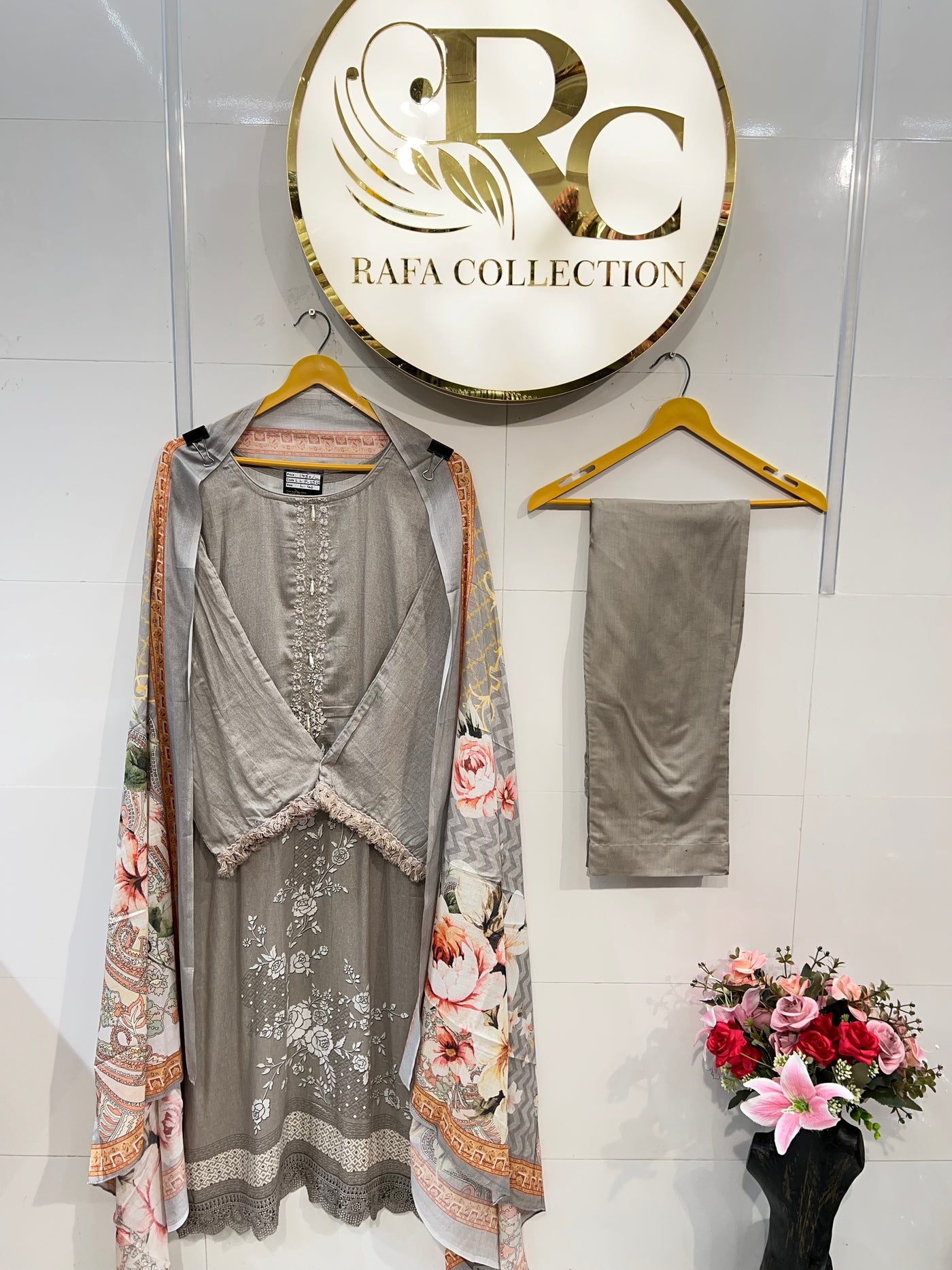 Cotton Embroidered Suits  2527