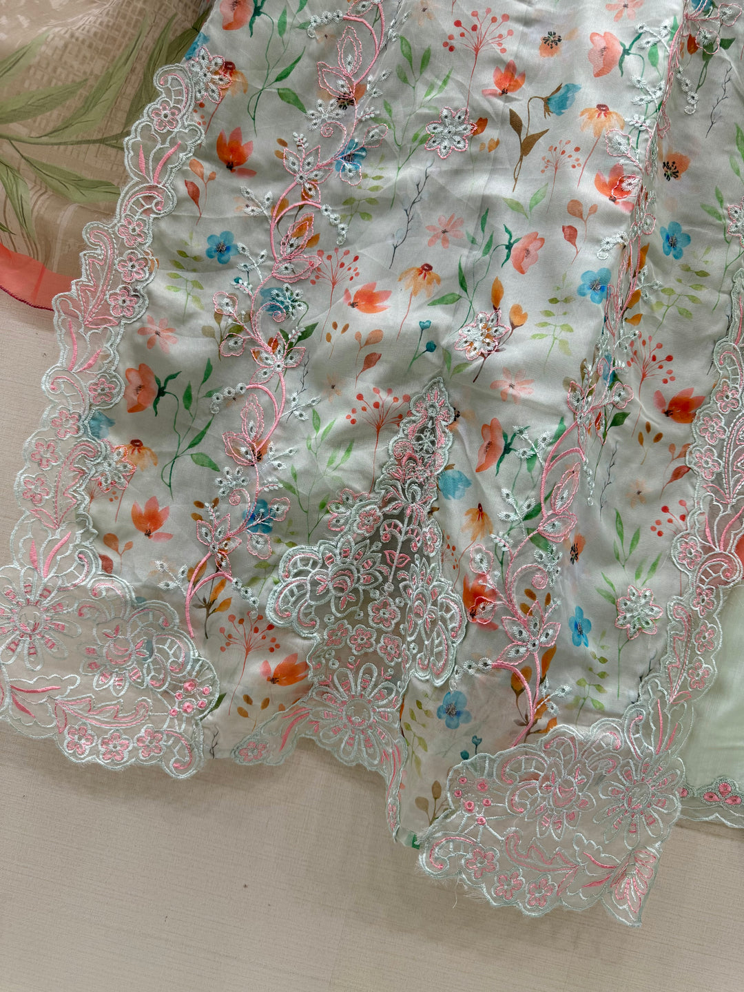 Pakistani cutwork suits