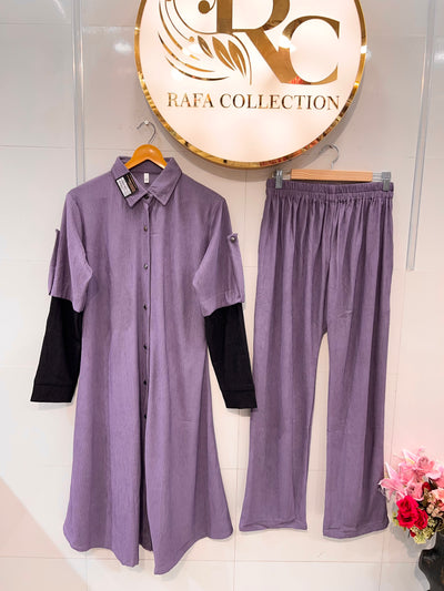 Imported crinkle co - ord sets 2407