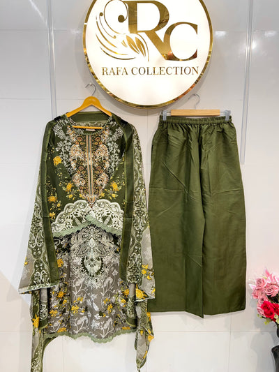 Semi cotton casual suits 2359