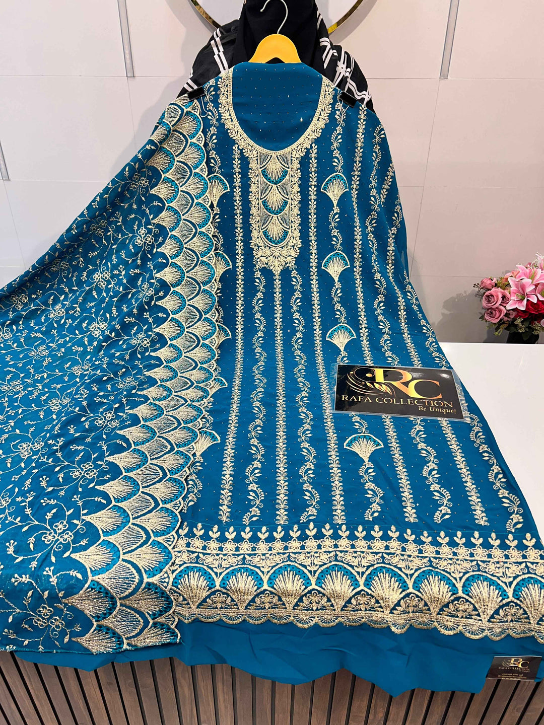 Georgette work suits 2218