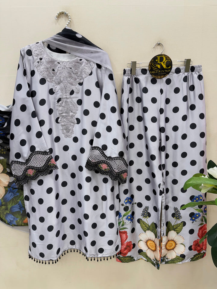 Polka dot suits