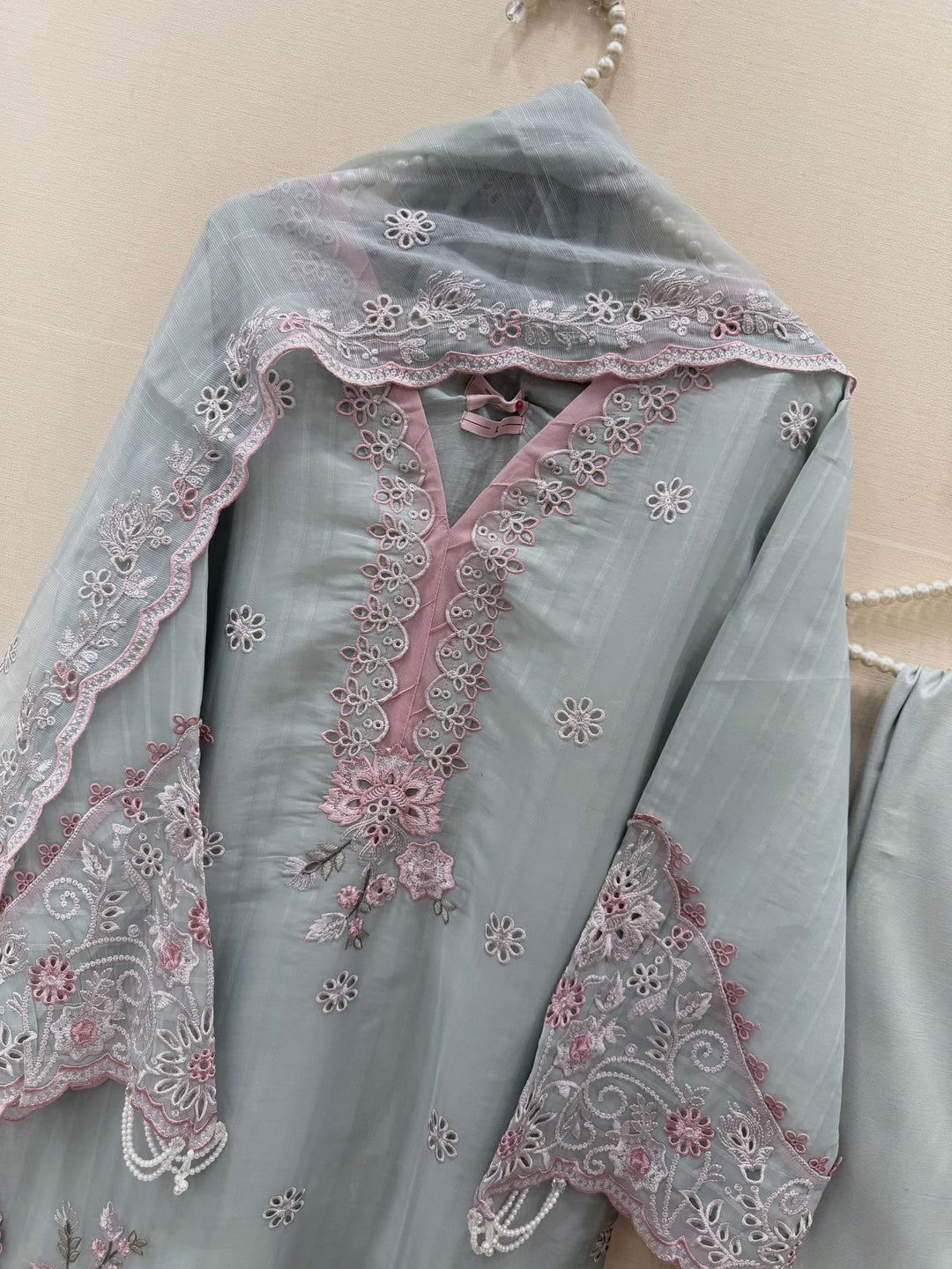 Premium cutwork suits