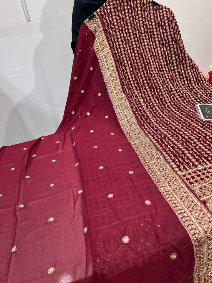 Nayra Georgette suit 1823