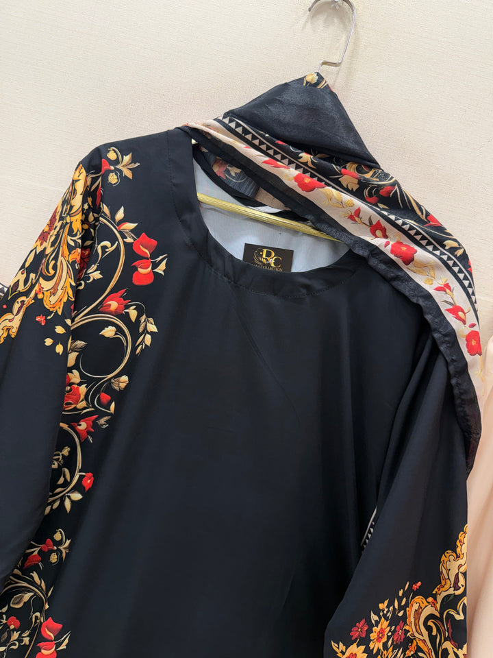 Printed pakistani long kaftans