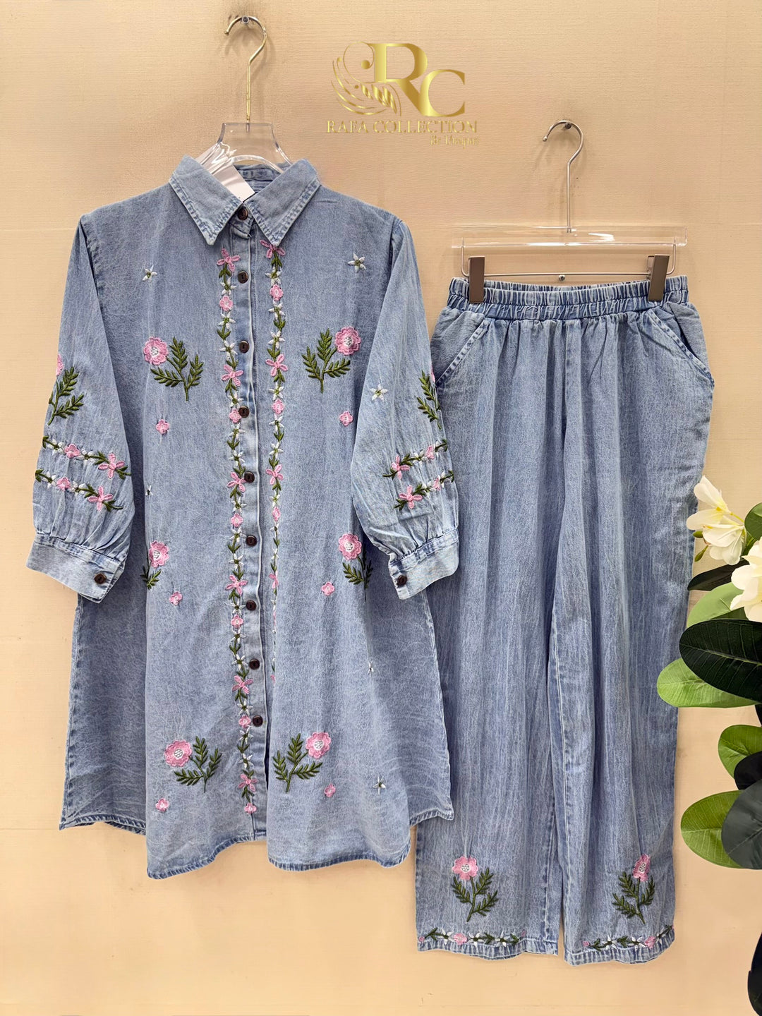 Denim Long Co-ord Sets
