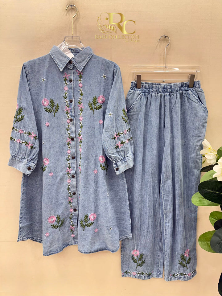 Denim Long Co-ord Sets