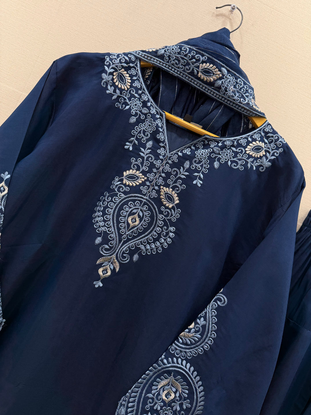 Embroided farshi suits
