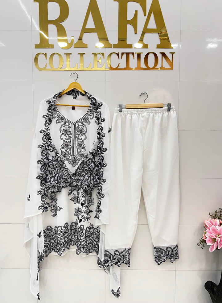 Stone embroidered suits 2763