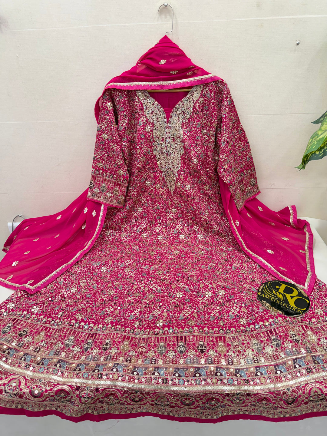 Heavy georgette gown