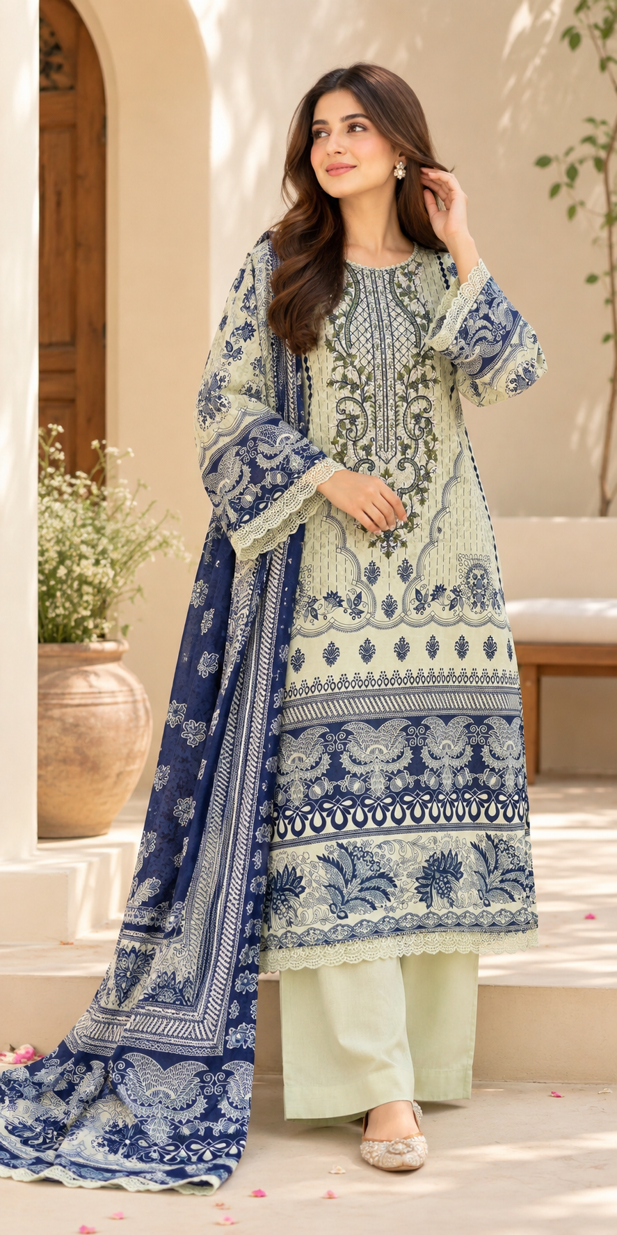 Cotton ready to wear suits